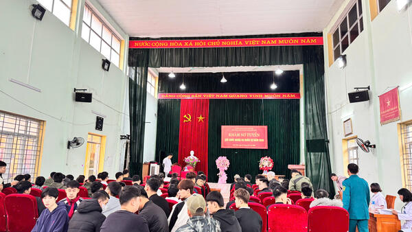 Xã Thất Khê tổ chức khám sơ tuyển Nghĩa vụ quân sự xã năm 2026.