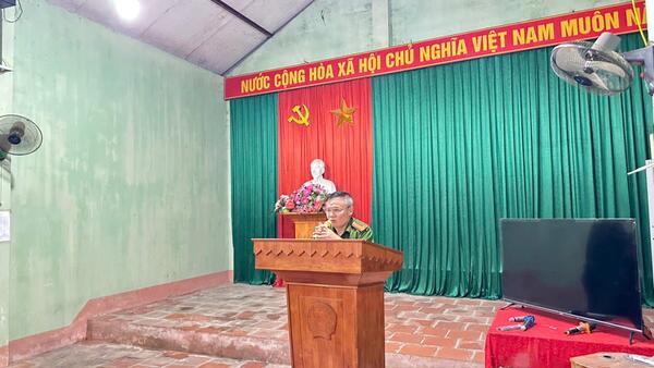Công an xã Thất Khê chủ động phòng ngừa tội phạm, xây dựng địa bàn bình yên từ cơ sở